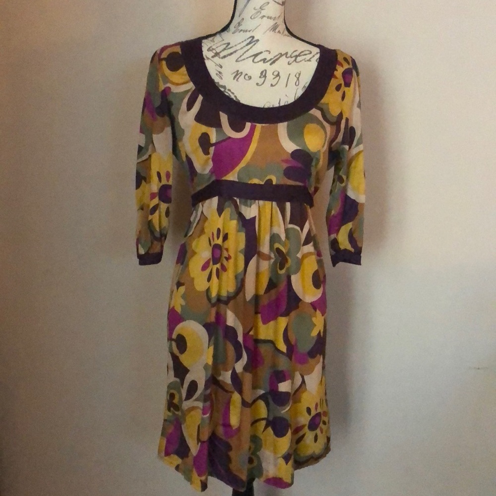 Retro Inspired Atmosphere Half Zip Babydoll Dress